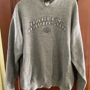 Harley-Davidson Charcoal Knit Pullover
